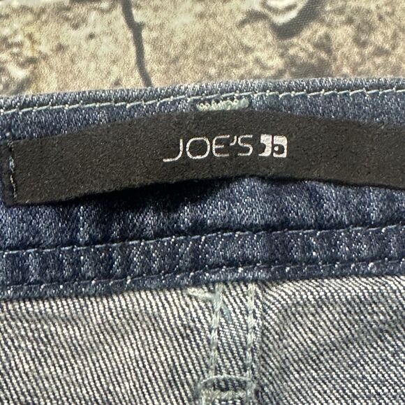 Joe’s Jeans Women’s 26 Blue Socialite Cropped Raw Hem Denim Pants Cowboy - Picture 4 of 13